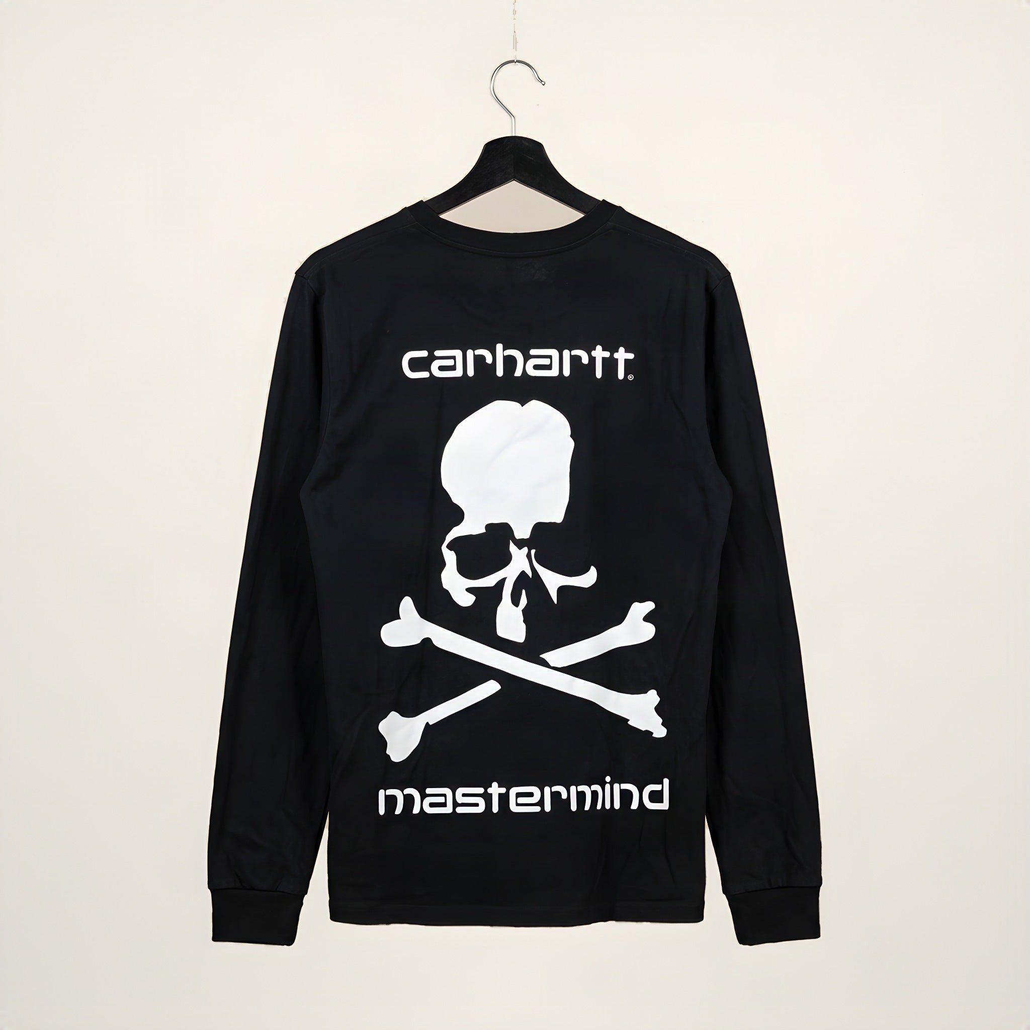 Carhartt WIP x mastermind JAPAN L/S Pocket Tee — Black (Size M