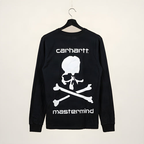 Carhartt WIP x mastermind JAPAN long sleeve tee, back skull print