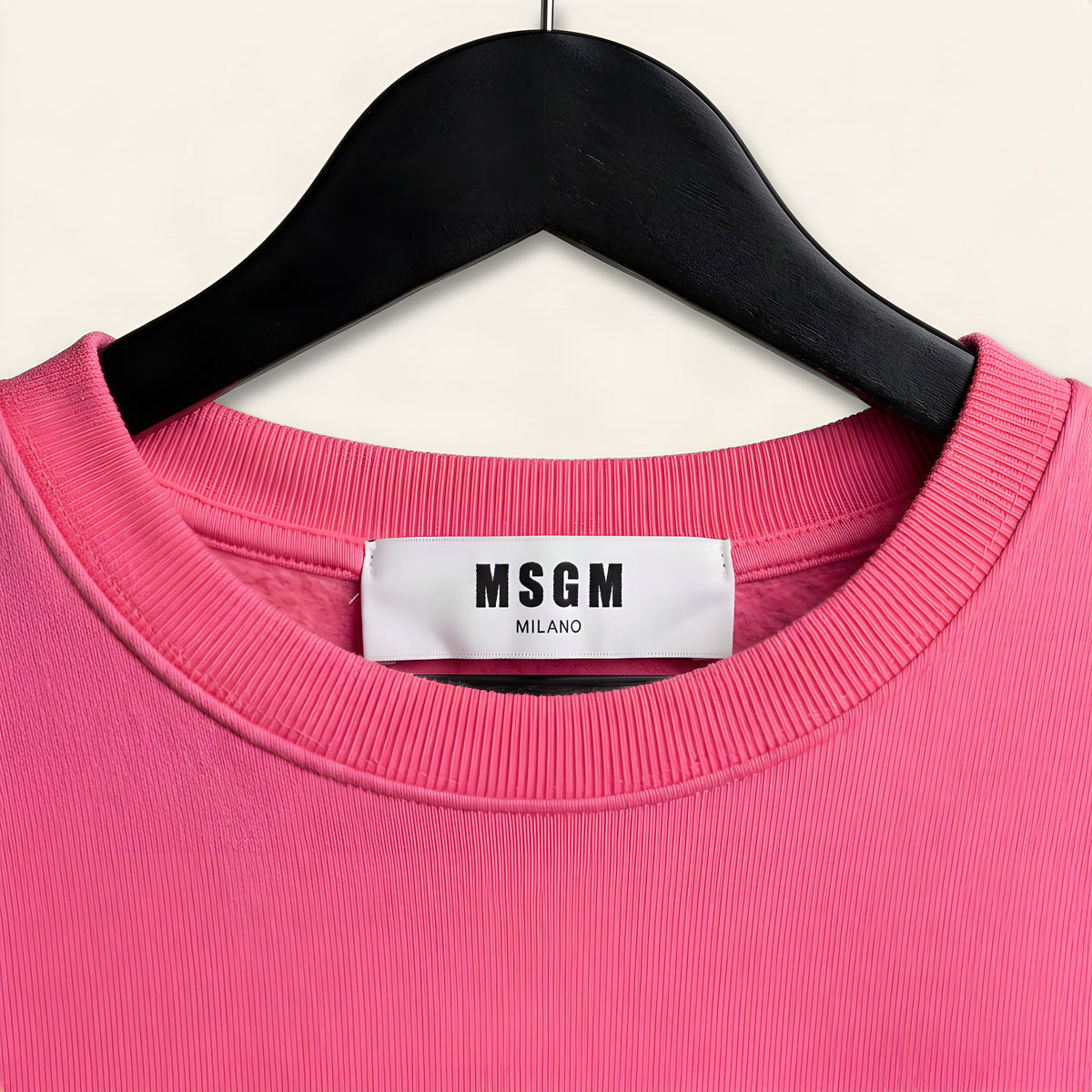 MSGM Milano collar label