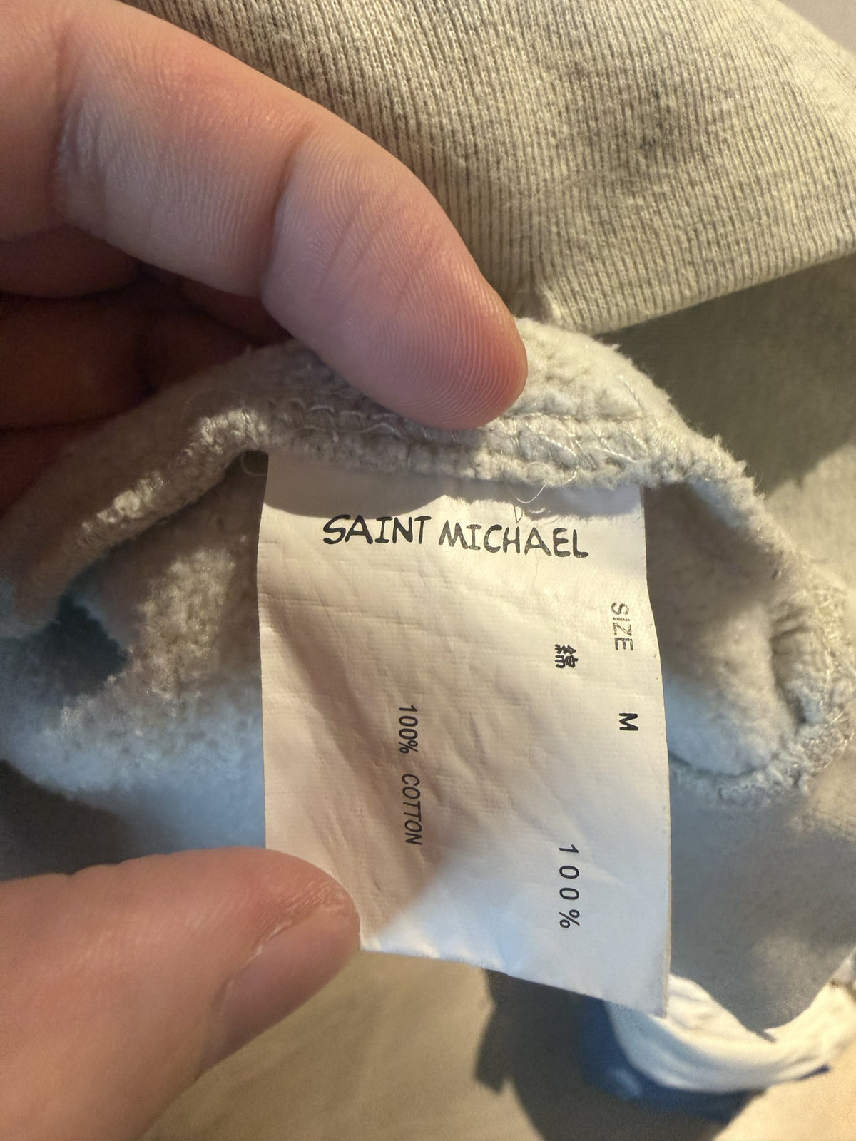 Saint Michael care label, 100% cotton