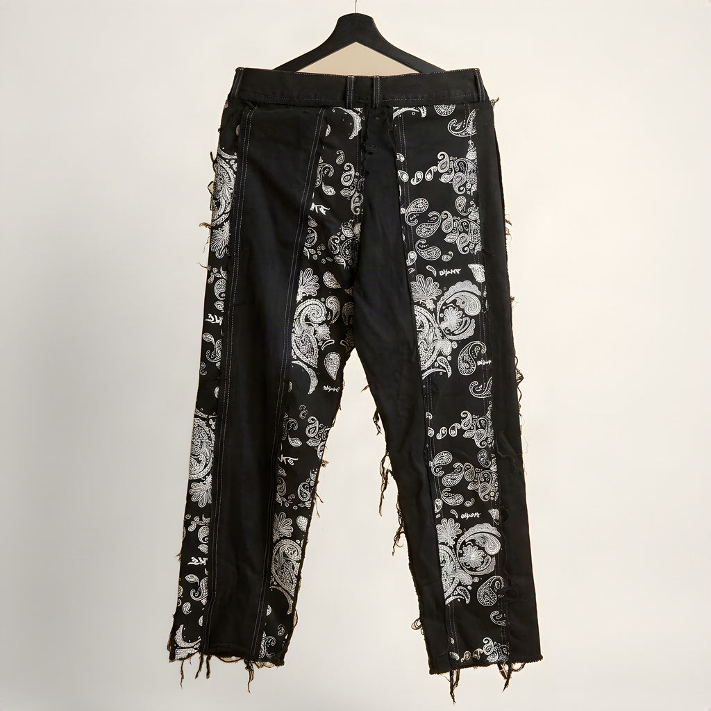 Salute patchwork jeans, back
