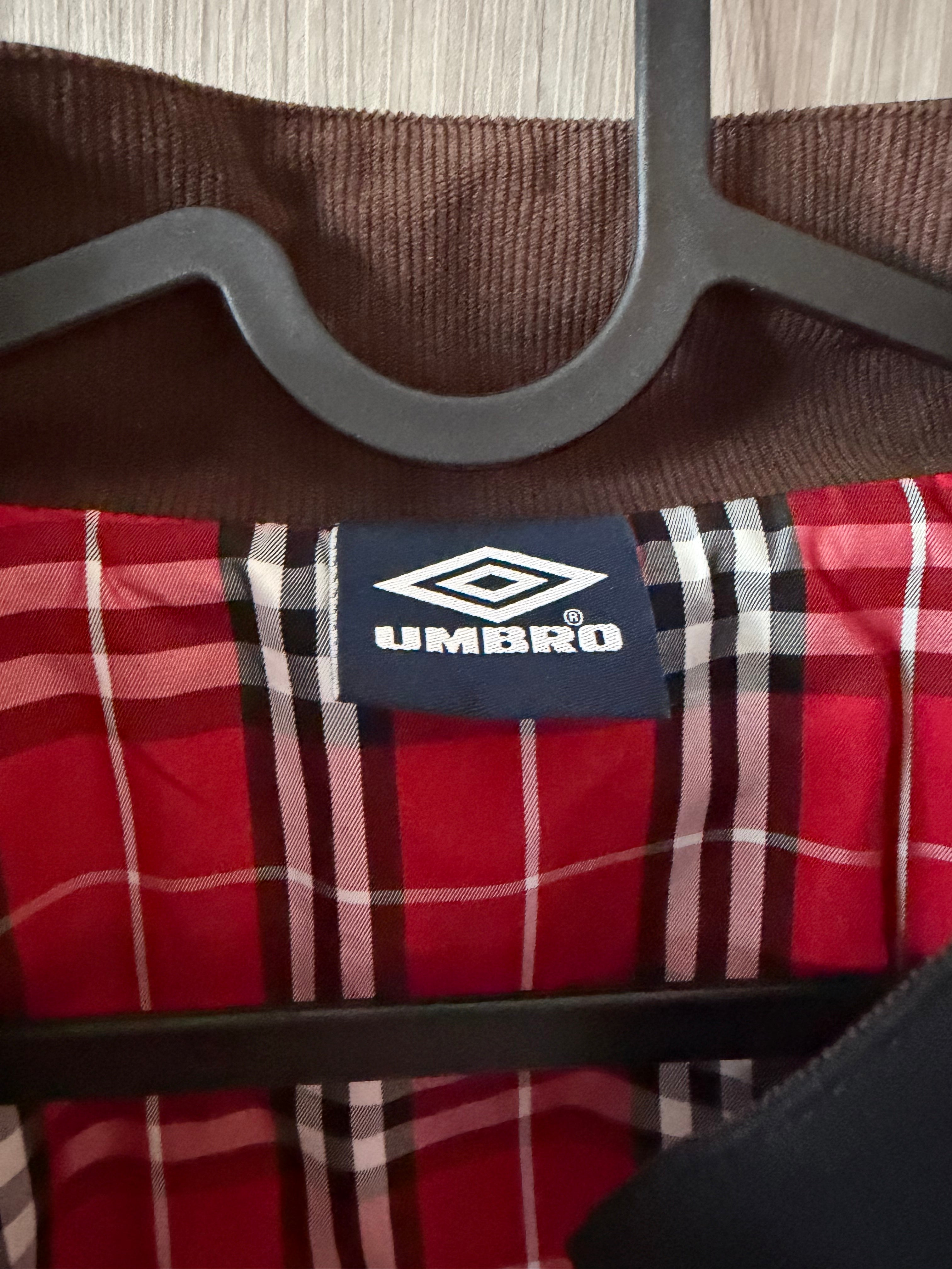 Umbro x FREAK'S STORE — Plaid-Lined Track Jacket (Size XL)
