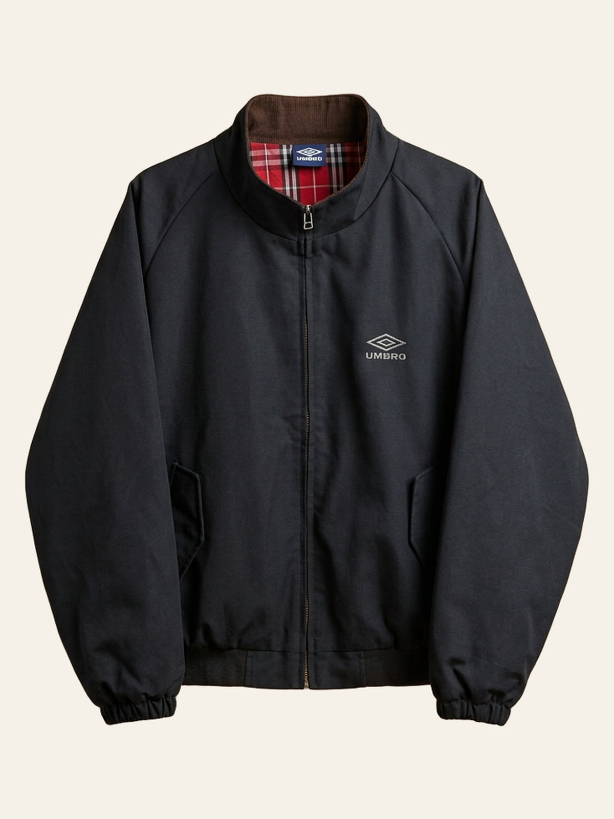 Umbro x FREAK'S STORE — Plaid-Lined Track Jacket (Size XL)